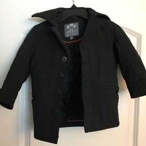 Toddler Boy Navy Dress Coat 3T